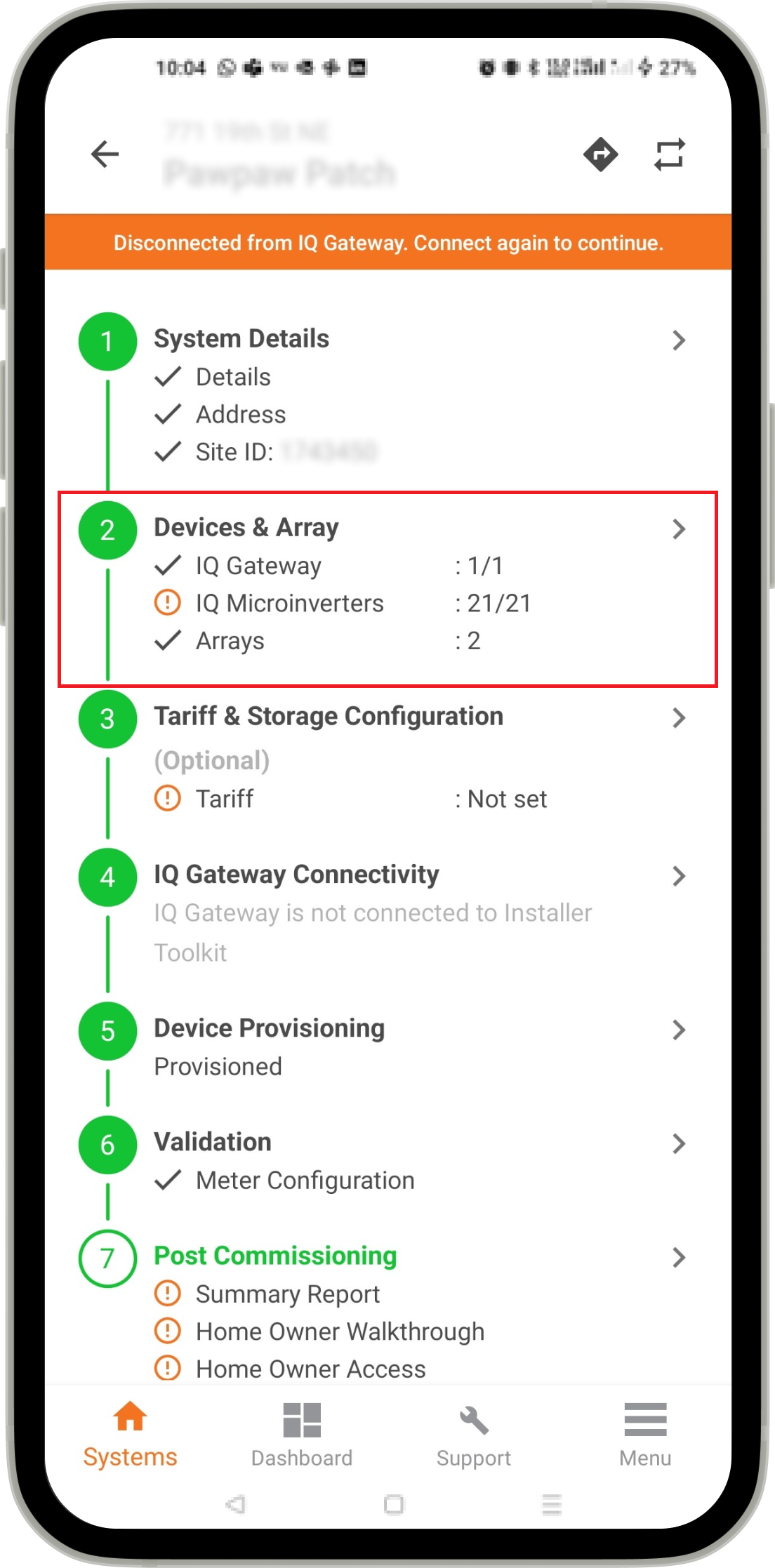 How to check PLC noise level using Enphase Installer App Support Enphase
