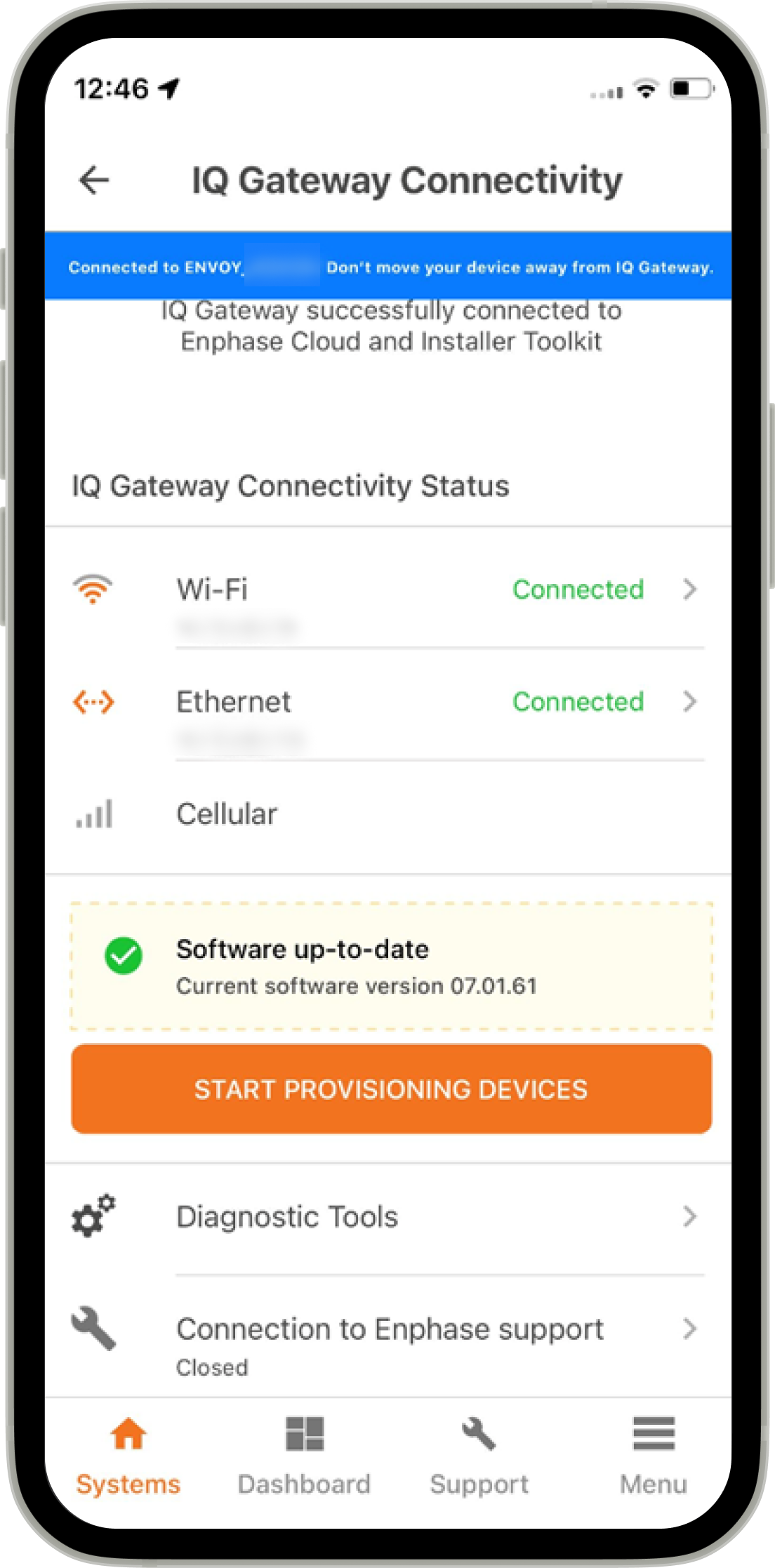 Reconnecting Your Envoy-S Or Iq Gateway Using An Ethernet Connection ...