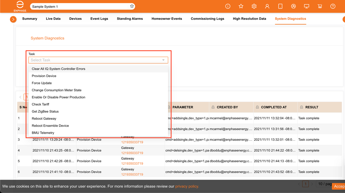How to run remote tasks using the system diagnostics toolkit - Support ...