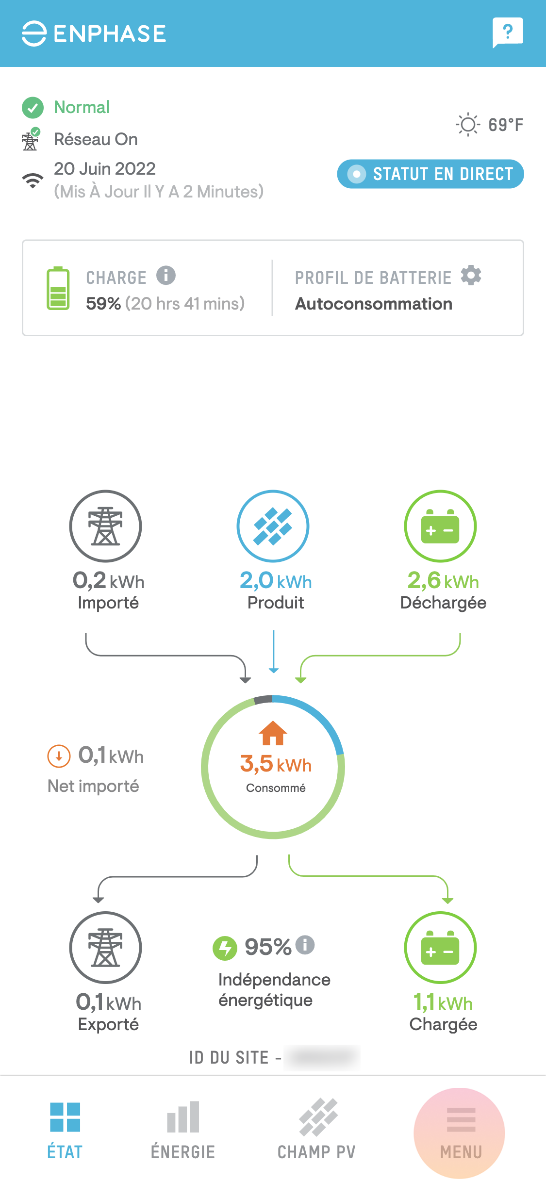 Reconnexion de votre passerelle EnvoyS ou IQ en utilisant l’application Enphase Support Enphase