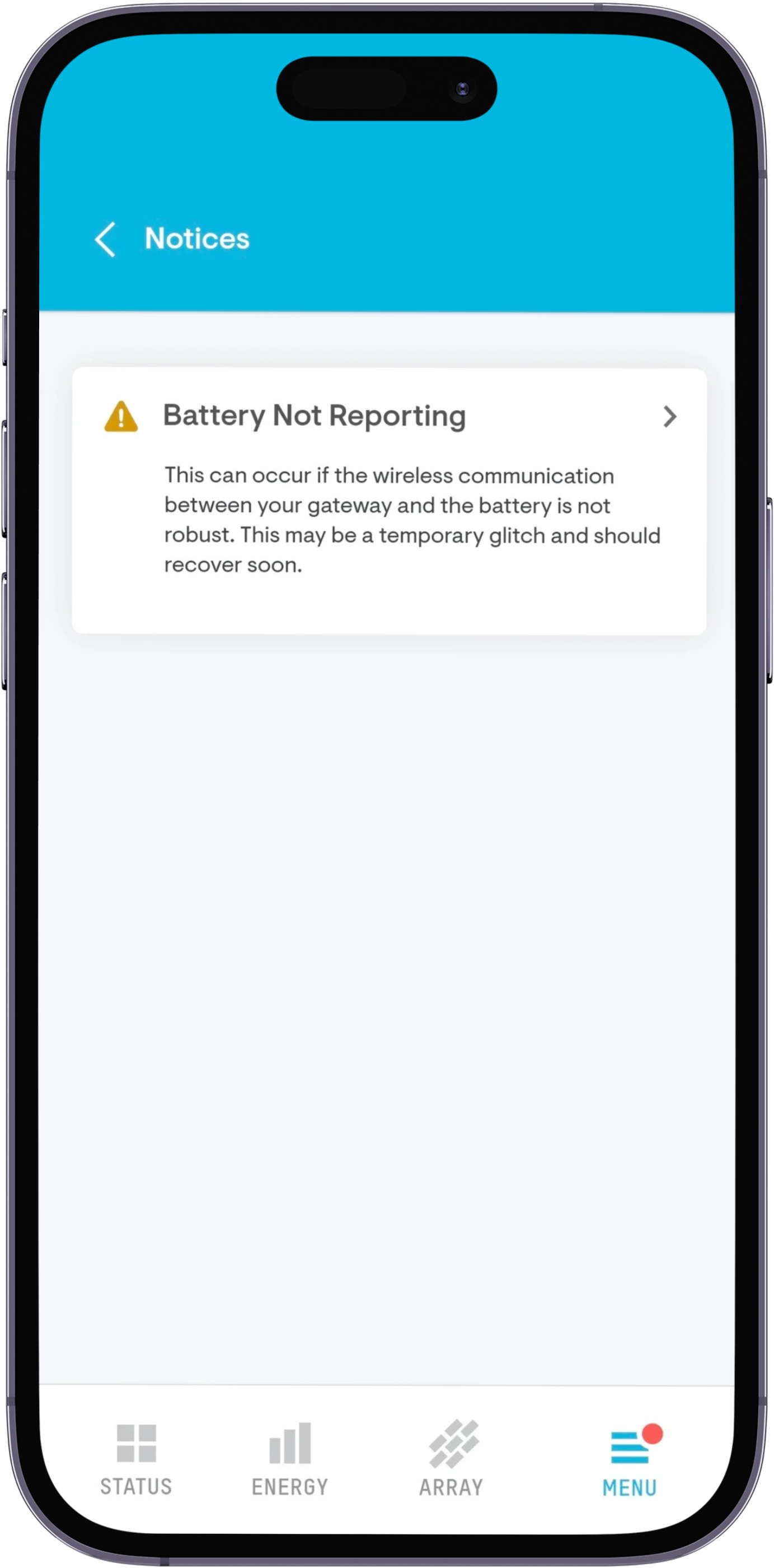 How to troubleshoot a Battery Not Reporting error for IQ Batteries 3/3T