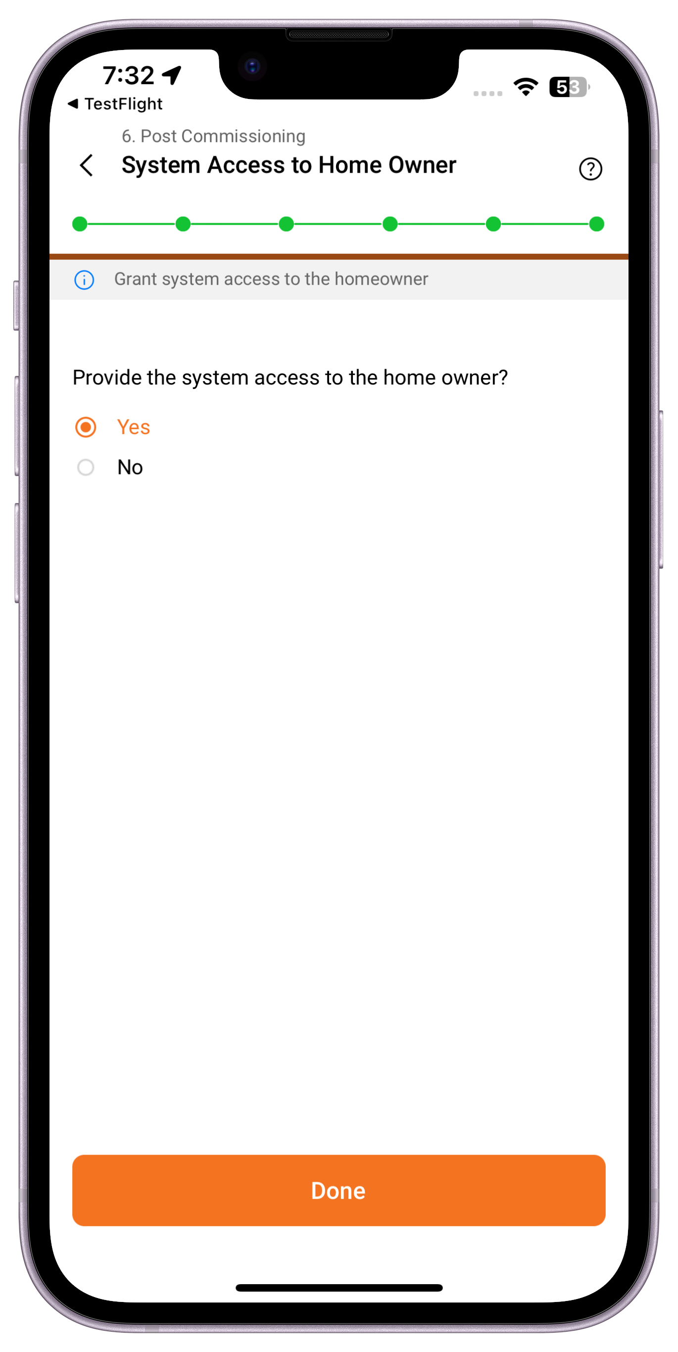 Sending system access to homeowners using the Enphase Installer App ...