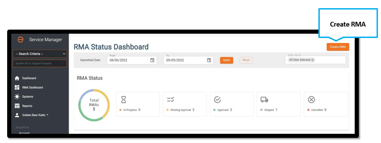 Getting started with the RMA Dashboard - Support | Enphase