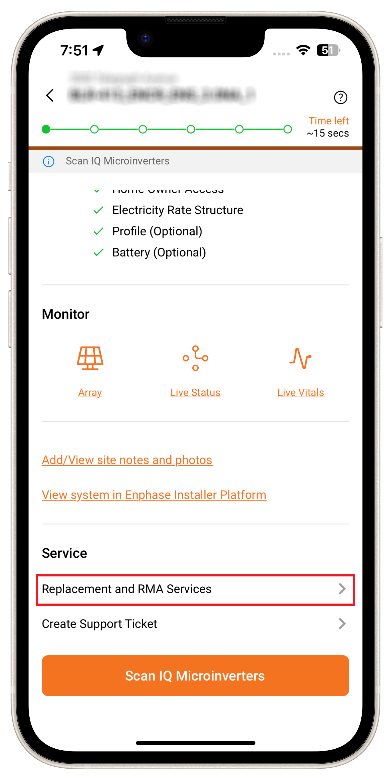 Configuring a replacement IQ Gateway using the Enphase Installer App ...