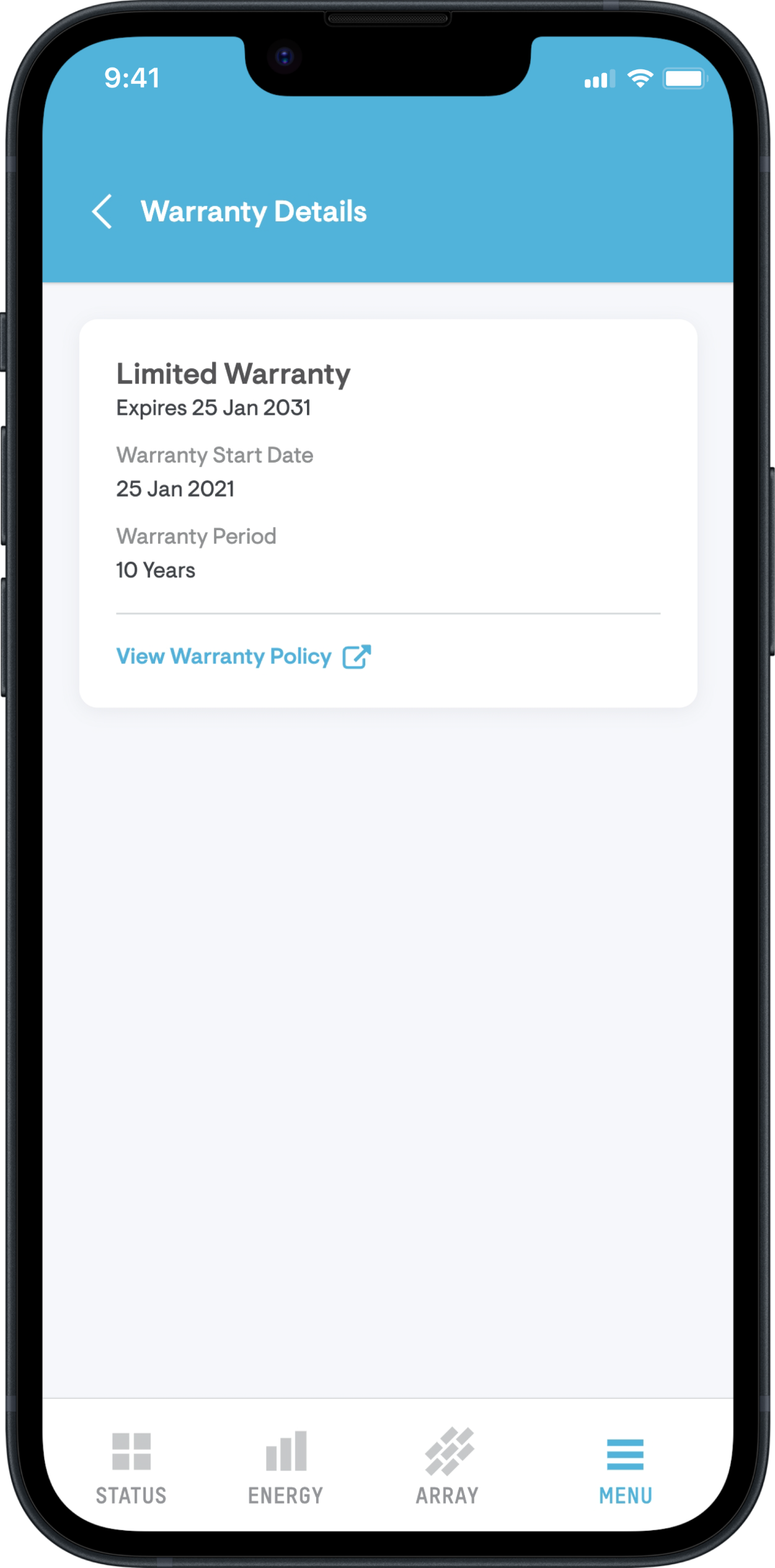 How to view system warranty details in the Enphase App - Support | Enphase