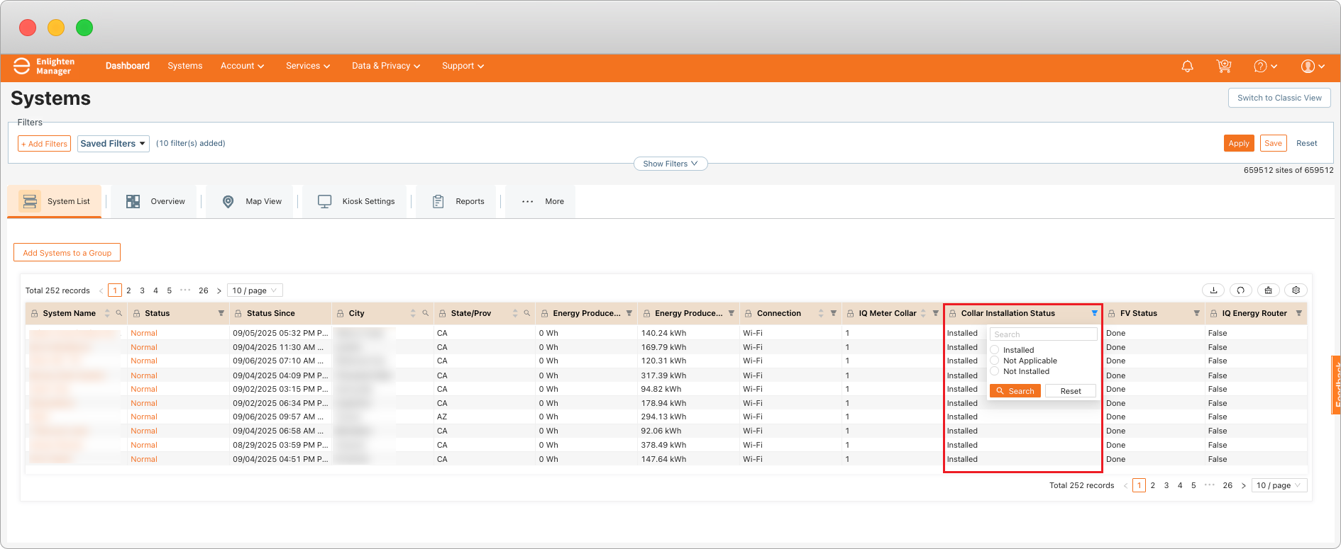 Tracking IQ Meter Collar installation status using Enphase Installer ...