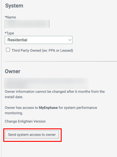 How do I resend the Enphase system access instructions to a customer ...