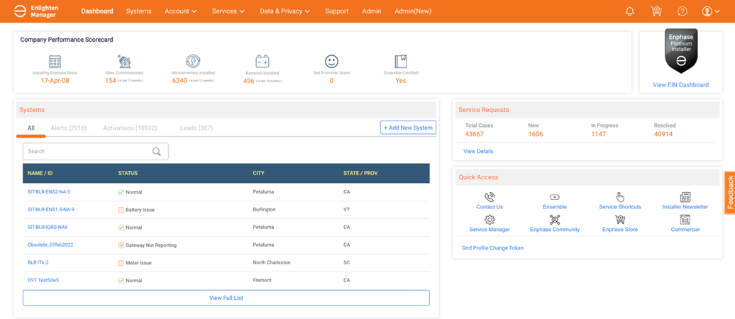 Enphase Installer Portal - Release Notes (22.1.0) - February 07, 2022 ...