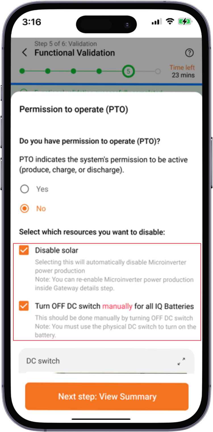 How to set Permission to Operate (PTO) status in Enphase Installer App ...