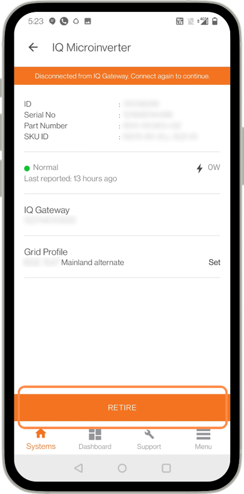วิธีการยกเลิกใช้งานไมโครอินเวอร์เตอร์โดยใช้ Enphase Installer App ...