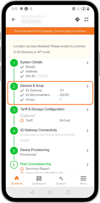 วิธีการยกเลิกใช้งานไมโครอินเวอร์เตอร์โดยใช้ Enphase Installer App ...
